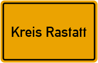 Ortsschild Kreis Rastatt
